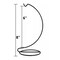 Kitcheniva 8" Ornament Display Stand Wire Hanger Holders Pack of 6